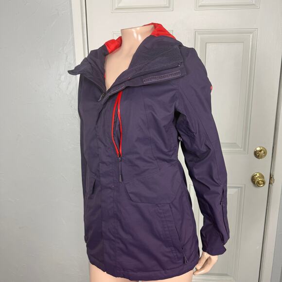 The North Face Coat Jacket Women's XS Waterproof Full zip Rain Hooded Y4-22 - Picture 2 of 6